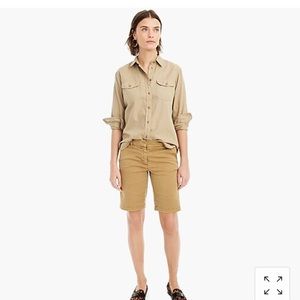 New with Tag 10" bermuda stretch chino short sz 8